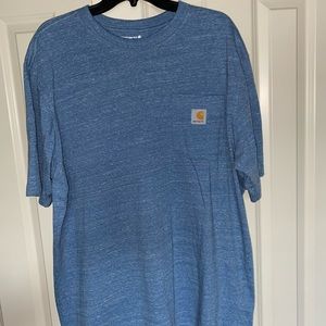 Blue Carhartt Loose Fit T-shirt